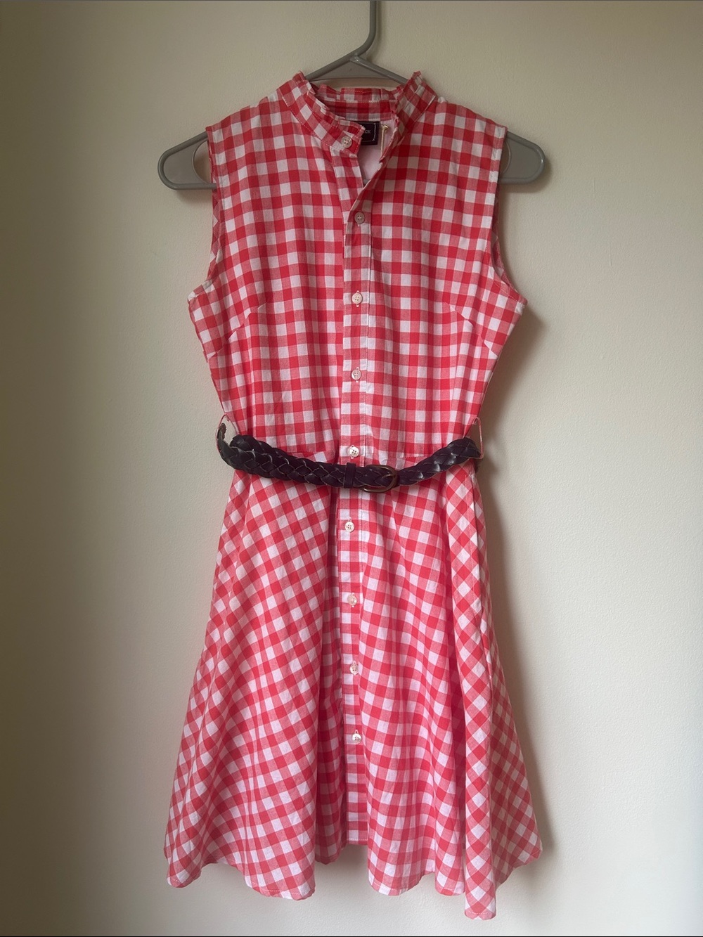 NWT Kiel James Patrick Gingham Dress XS